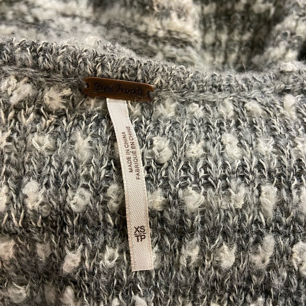 Free People Smile Like You Alpaca Wool Mohair Blend Duster - Picture 9 of 11